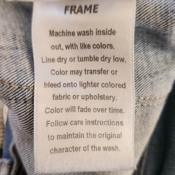 LAST CHANCE! Frame Light Blue Skinny Ankle Jeans - Picture 6 of 7